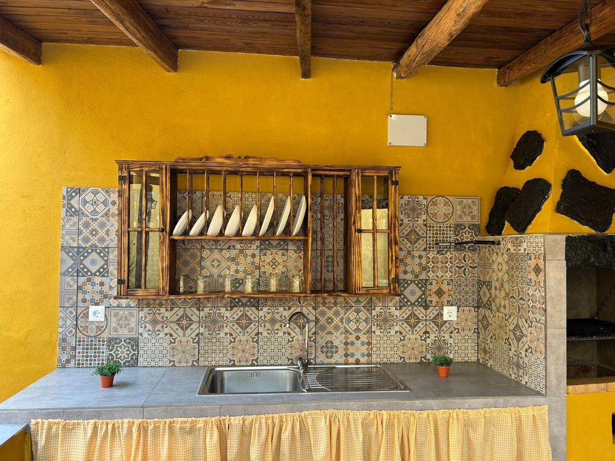 Tradicional Casa Canaria Con Piscina Y Vistas Al Teide Icod De Los Vinos Exterior foto
